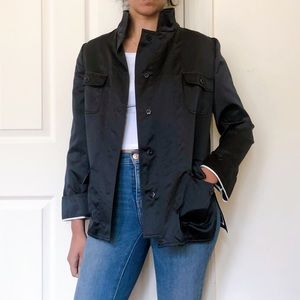 NWOT DOLCE and GABBANA  black silk jacket 4 JT